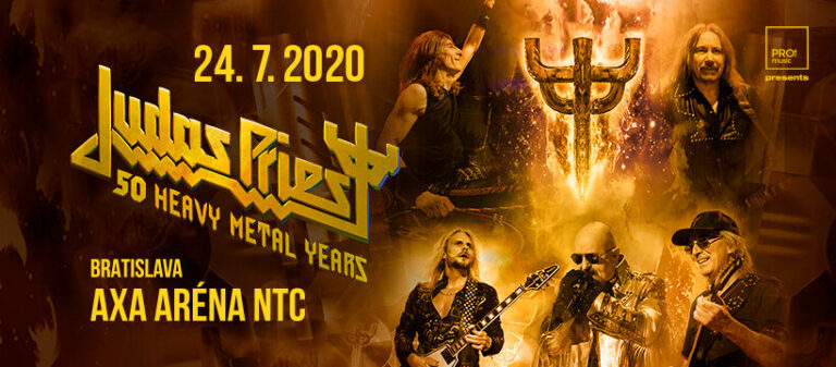 Judas Priest oslávia 50 rokov heavy metalu 24.7.2020 v Bratislave